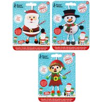 VFM e-Store Christmas Craft Set 3 Xmas Themed Designs X 1 17cm x 12. 5cm x 3cm | Size: 5 cm x 3 cm