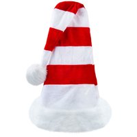 VFM e-Store Christmas Hat Long Red/White Xmas Hat X 1 30cm x 70cm Red, White | Size: 30 cm x 70 cm