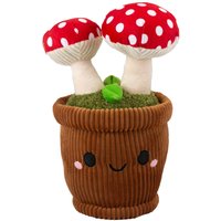 VFM e-Store Flowerpot Soft Toy Cute Plushie Huggable Cuddly Stuffed Toy Gift 30cm in Red