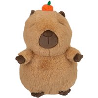 VFM e-Store Capybara Soft Toy Cute Plushie Huggable Cuddly Stuffed Toy 20cm in Light Brown