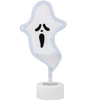 VFM e-Store Neon Table Light Halloween Decoration 20cm x 26cm X 1 in White | Size: 20 cm x 26 cm