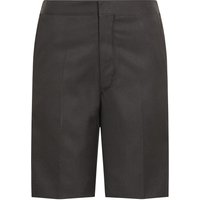 David Luke Men's Bermuda Length School Shorts in Black | Size: 14-15 Years