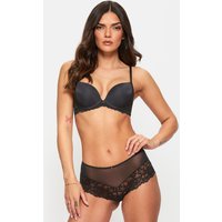 Ann Summers Women's Sexy Lace Smoothing Plunge Bra in Black | Size: 36C