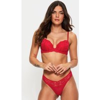 Ann Summers Women's Sexy Lace Thong in Red | Size: 22
