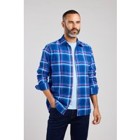 Deep & Blue Modern Warm Handle Plaid Shirt