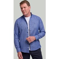 Brushed Cotton Button Down Collar Casual Shirt