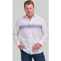 Chest Stripe Cotton Casual Shirt