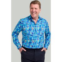 Mosaic Print Cotton Shirt