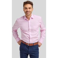 Double TWO Men's Pink Cadet Stripe Cotton Shirt | Size: 21 inches