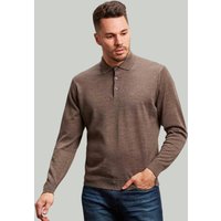 Bark Merino Blend Knitted Polo