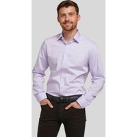 Tailored Fit Lilac Non Iron Pure Cotton Twill Shirt inches