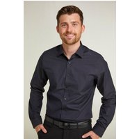 Stretch Tailored Fit Long Sleeve Formal Shirt