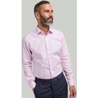 Birds Eye Weave Long Sleeve Shirt Contrast inches