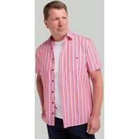 Stripe Short Sleeve Cotton Shirt