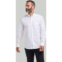 Button Down Collar Washed Oxford Shirt