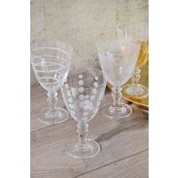 Cheers Pack 4 Glass Goblets