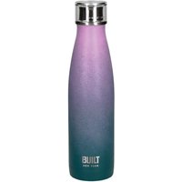 BUILT New York Perfect Seal 500ml Pink/Blue Double Walled Stainless Steel Hydration Bottle