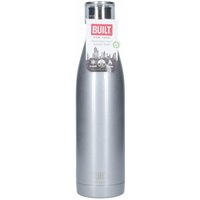 BUILT New York Double Walled Stainless Steel Hydration Bottle Silver