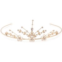 Jon Richard Women's Gold Plated Izzy Tiara - Gift Pouch