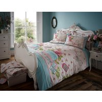 Smart Living Polycotton Printed Free Spirit Duvet Cover with Pillowcase Set | Size: Single