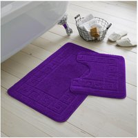 GAVENO CAVAILIA Greek Bath Mat in Purple