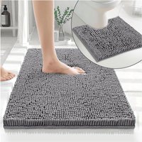 GAVENO CAVAILIA Loop Bath Mat in Silver