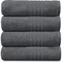 GAVENO CAVAILIA 4 Pack Hampton Towel in Charcoal