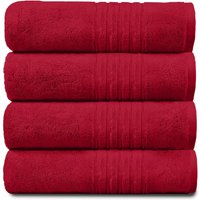 GAVENO CAVAILIA 4 Pack Hampton Towel in Red