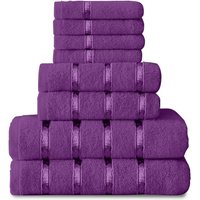 GAVENO CAVAILIA 8pc Boston Bale Set in Aubergine