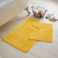 GAVENO CAVAILIA Greek Bath Mat in Yellow