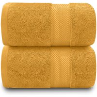 GAVENO CAVAILIA Miami Towel in Yellow | Size: Bath Sheet
