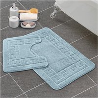 GAVENO CAVAILIA Greek Bath Mat in Aqua