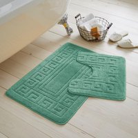 GAVENO CAVAILIA Greek Bath Mat in Light Green