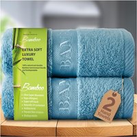 GAVENO CAVAILIA 2 Pack Bamboo Towel in Blue