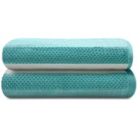 GAVENO CAVAILIA Royale Stripe Towels Aqua | Size: Bath Sheet