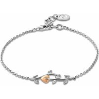 Clogau Women's Tree of Life Sterling Silver Vine Bracelet with Topaz in Metallics