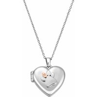 Clogau Women's Paw Prints Sterling Silver Locket with Topaz in Metallics