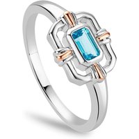 Royal Sterling Silver Gateways Ring Swiss Topaz Metallics
