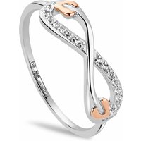 Tree Life Sterling Infinity Ring Topaz Metallics Q