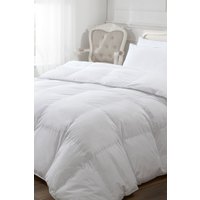 BHS Home Collection 10.5 Tog Microfibre Duvet in White | Size: Super King