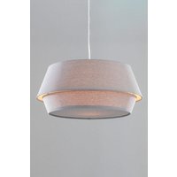 BHS Lighting Elter Easy Fit Light Shade in Grey