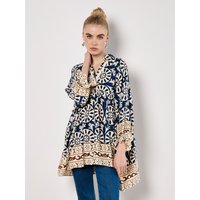 Block Print Oversized Shirt