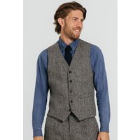 Herringbone Harris Tweed Waistcoat
