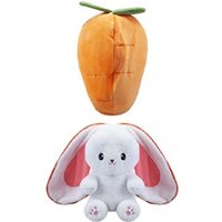 ZipEmals Adorable Reversible Food Bunny 25cm Plush