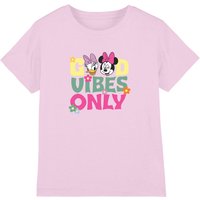 Minnie Mouse Girl's Good Vibes Only Daisy T-Shirt Light Pink | Size: 3-4 Years