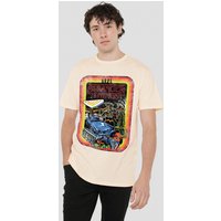 Retro Sketch Cover T Shirt Natural