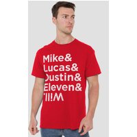 Mike Lucas Dustin Eleven Will Names T Shirt