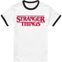 Main Logo Ringer T Shirt White