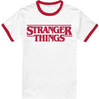 Main Logo Ringer Ringer T Shirt White Red