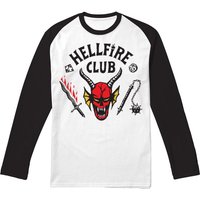 Hellfire Club Raglan Ls Long Baseball Tee